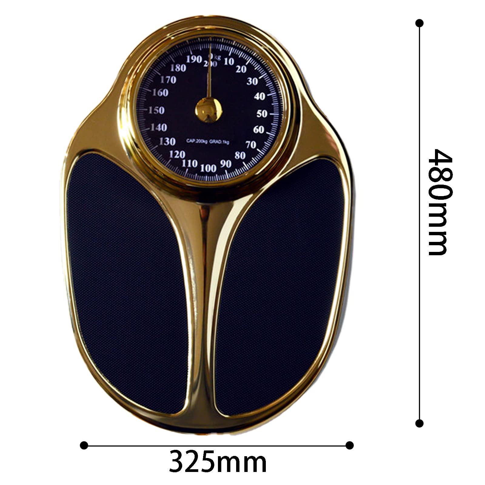 KaysaLY KaysaLY Analogue Bathroom Scales 352Ib 160Kg, Mechanical Bathroom Scales Weighing Easy To Read Analogue Dial No Buttons/Batteries