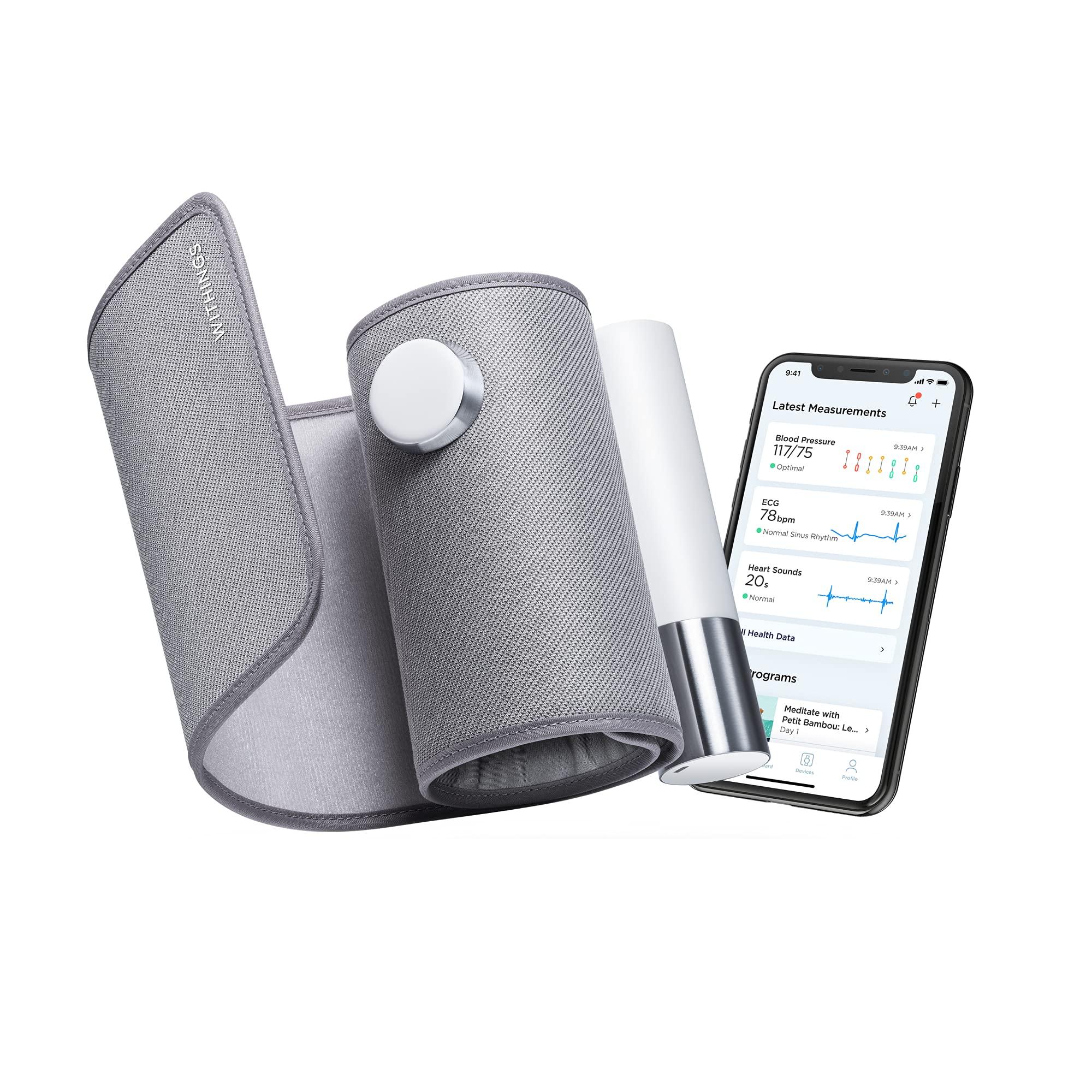 Withings Withings BPM Core - Electric Arm Blood Pressure Monitor with ECG and Digital Stethoscope, Wi-Fi Synchronization