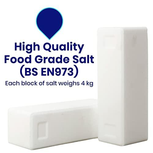 PERFECTONISH Perfectonish Pure Grade A Water Softener Salt Blocks -Fast Dissolving For Shinier Home | Water Softener Salt, Block Salt, Water Filtration & Softeners 2-Salt Blocks Per Bag (2)
