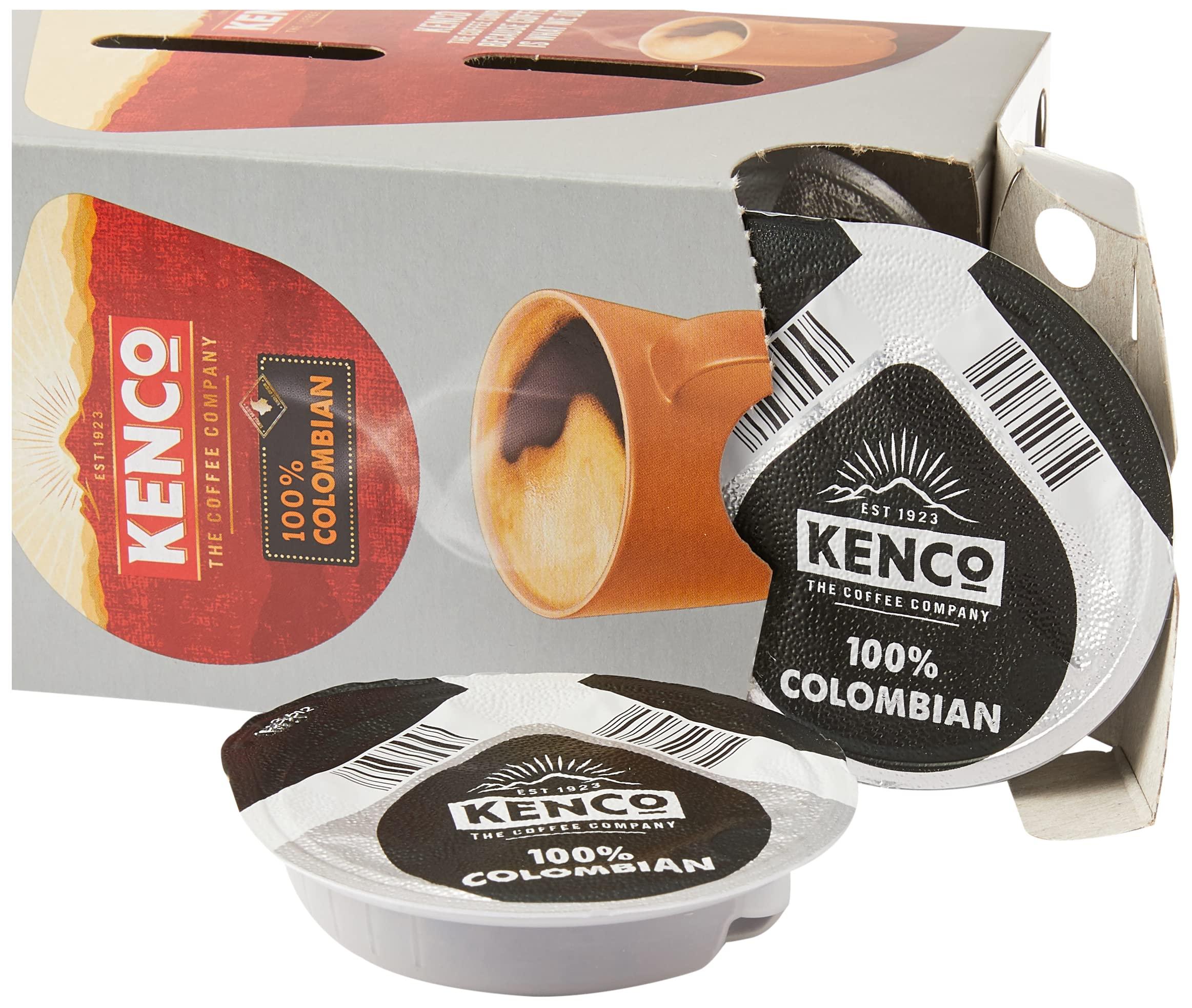 Tassimo Tassimo Kenco Colombian Coffee Pods X16 (Pack of 5, Total 80 Drinks) & Tassimo Kenco Americano Decaf Coffee Pods (Pack of 5, Total 80 Coffee Capsules)