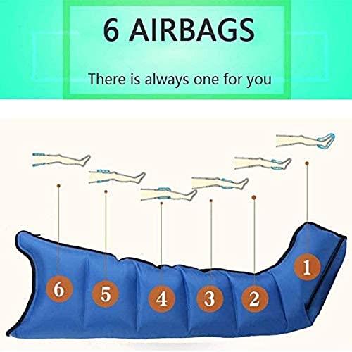 FreshCart Basics Air Compression Leg Massager Machine - Improve Circulation, Reduce Pain, Relax Legs, Arms, Waist, Ankles, Feet - Pressotherapy Boots with Adjustable Pressure Settings