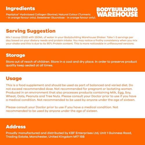 Bodybuilding Warehouse Bodybuilding Warehouse, Pure Hydrolysed Collagen Powder (Fruit Punch, 250g)