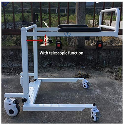 JWCN Heavy-Duty Patient Lift with Manual Low Base With telescopic function 500 lb. Weight Capacity Patient Transfer Sling Lift for Disabled People Elderly Uptodate