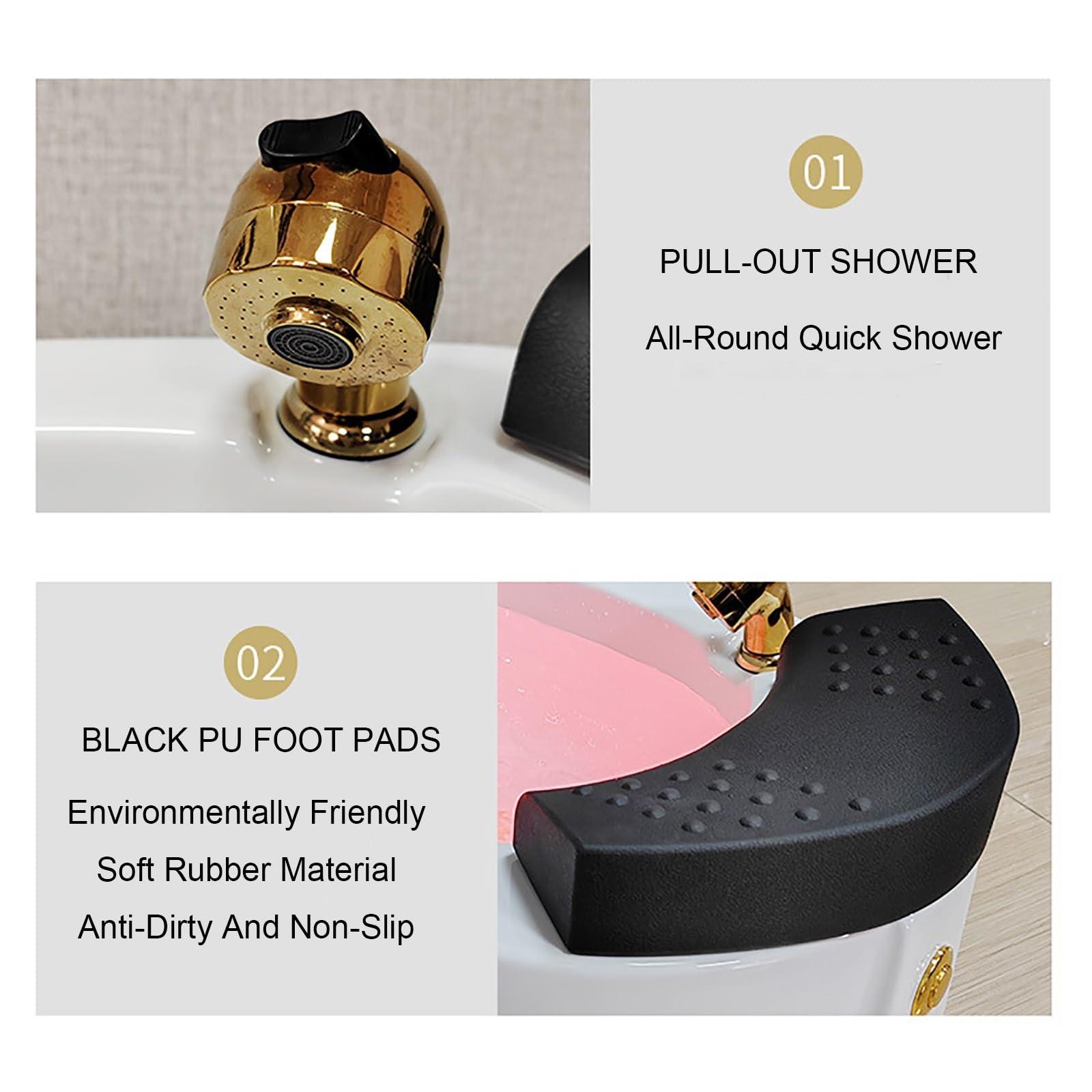 Generic Massager Foot Soaking Bath Basin Feet,Home Foot Spa,Large Foot Bath tub with Foot Scratcher,for Women and Men,Foot Soak Tub,Stress Relief for Fatigue and Tired Feet.