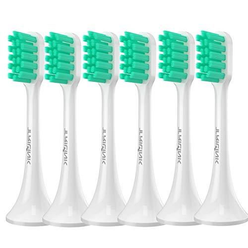 TRILINK Replacement Toothbrush Heads Compatible with Xiaomi Mijia / Mi Home T300 T500 T700 Series Sonic Electric Brush Handles(6-Pack)