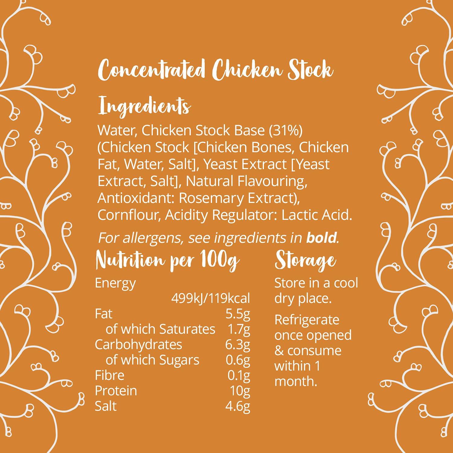 Bay's Kitchen Bay's Kitchen Concentrated Chicken Stock, Gluten & Dairy Free, Low FODMAP