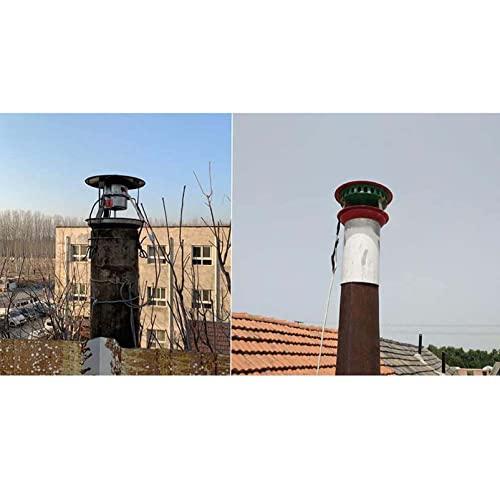 MytaYt MytaYt Chimney Fan Chimney Smoke Extractor, Chimney Extractor Fan Extractor Hood Chimney Pull Inducer Chimney Extractor Fan for Fireplace, 100 W