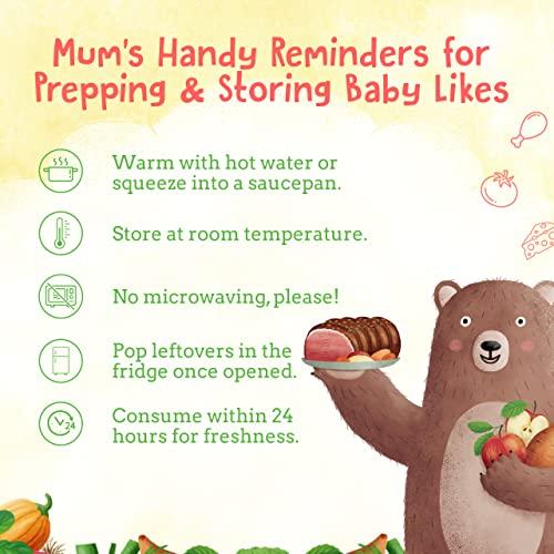 Baby Likes Baby Likes Halal Organic Baby Meals Mixed Combo Pack from 7 months 4 x 130g