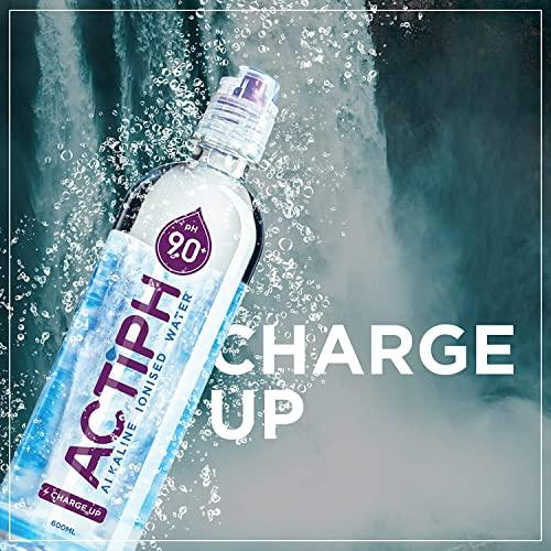 London Luxury Alkaline Ionised Spring Water pH9+ (12x 1L) Purified with Electrolytes Clean and Smooth Taste (12x 1000ml)