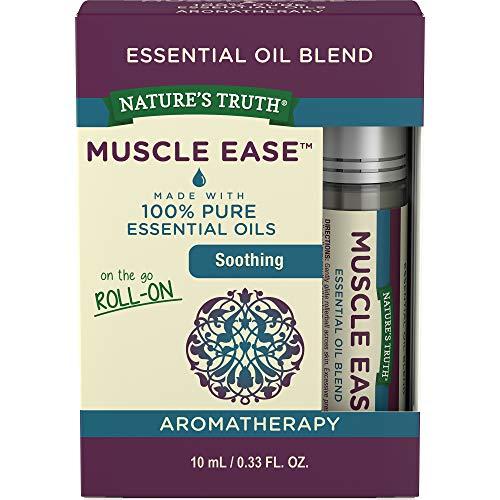 Nature\'s Truth Massage Oil for Muscle Pain | Soothing Essential Oil | 10mL | Roll-On | by Nature\'s Truth