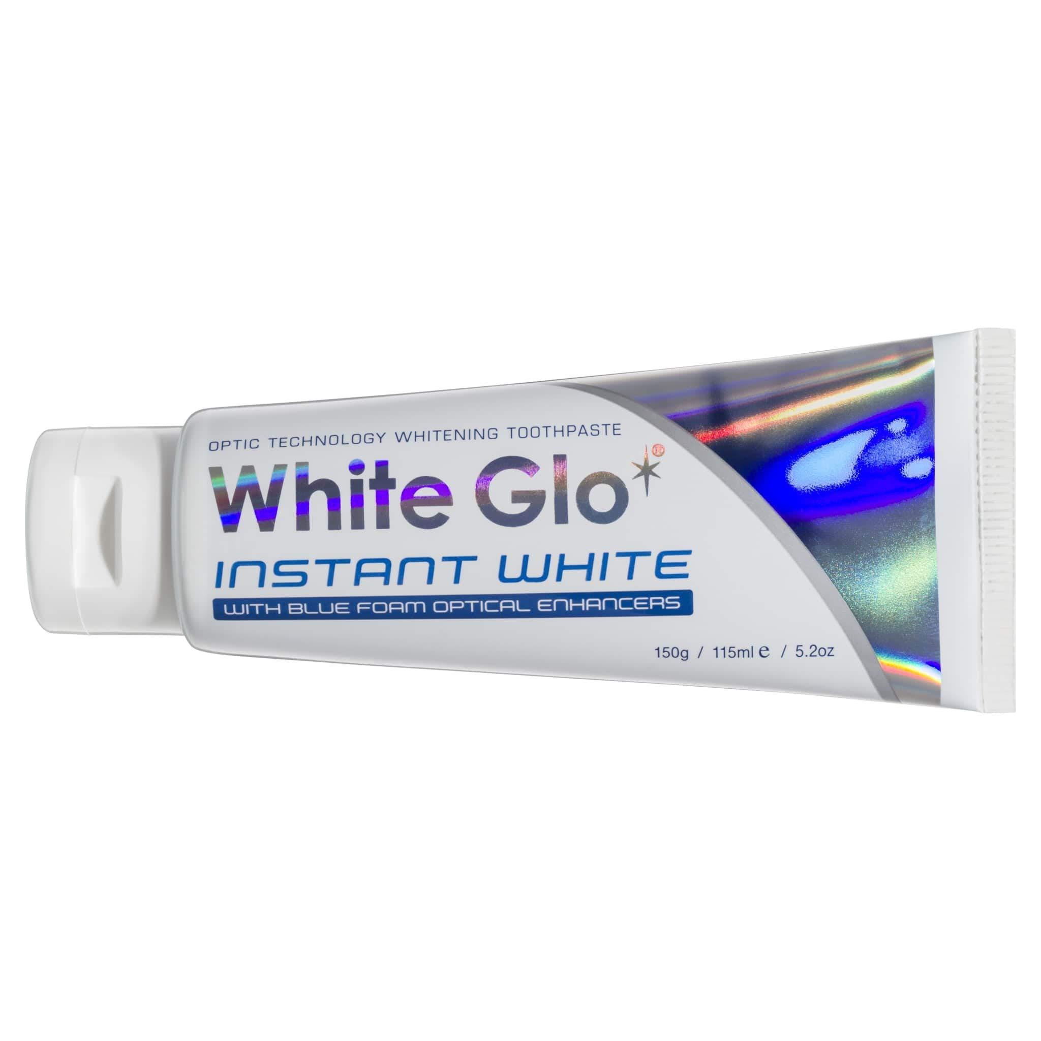 White Glo White Glo Instant White Optic Technology Whitening Toothpaste + Toothbrush
