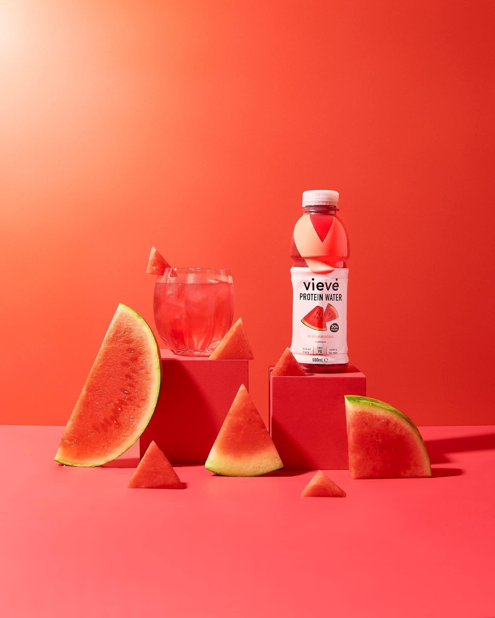 Vieve Vieve Protein Water 10x500ml - Mixed Variety Flavour Pack 20g Protein, Sugar Free, Fat Free & Dairy Free A Ready to Drink Alternative to Protein Powders & Shakes 10 Pack (2 per Flavour)