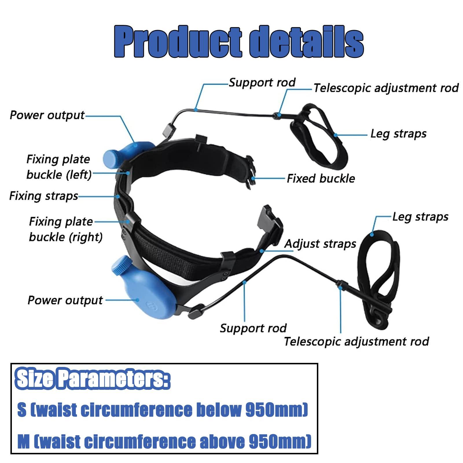 DYHQQ Walking Aid for Elderly Disabled Walking Aids for Adults, Lower Limbs Assisted Rehabilitation Training Equipment for Seniors,S