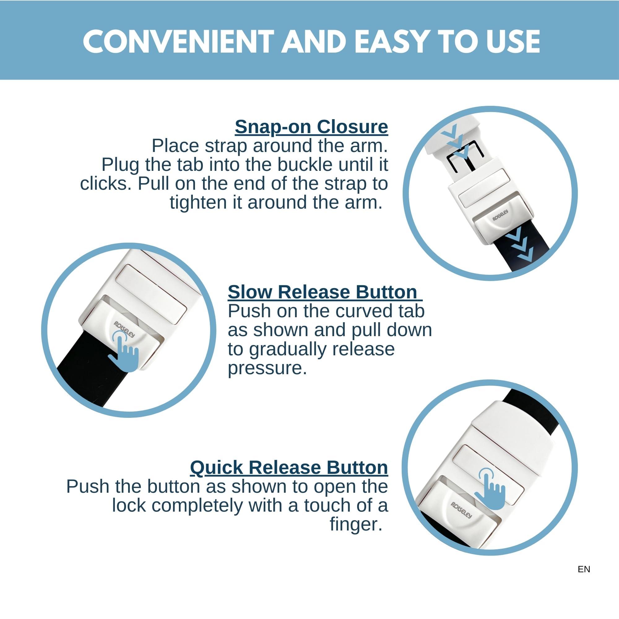 ROLSELEY ROLSELEY Personalized Quick and Slow Release Medical Tourniquet Yellow