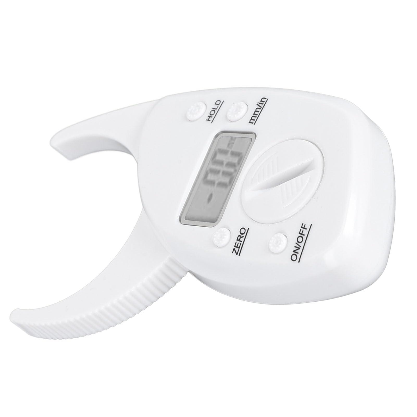 Fabater Skinfold Test Analyzer, Simple Operation Professional LCD Display Body Fat Caliper High Sensitivity for Men