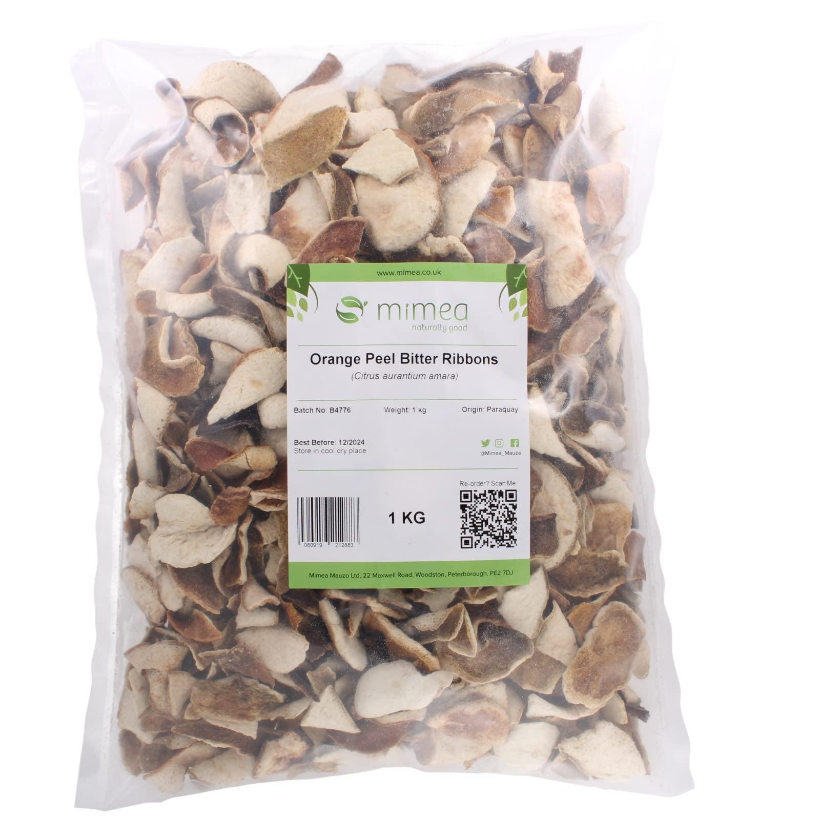 Mimea Orange Peel Bitter Ribbons & Quarters from Mimea - Ideal for Distilling and Brewing 1kg