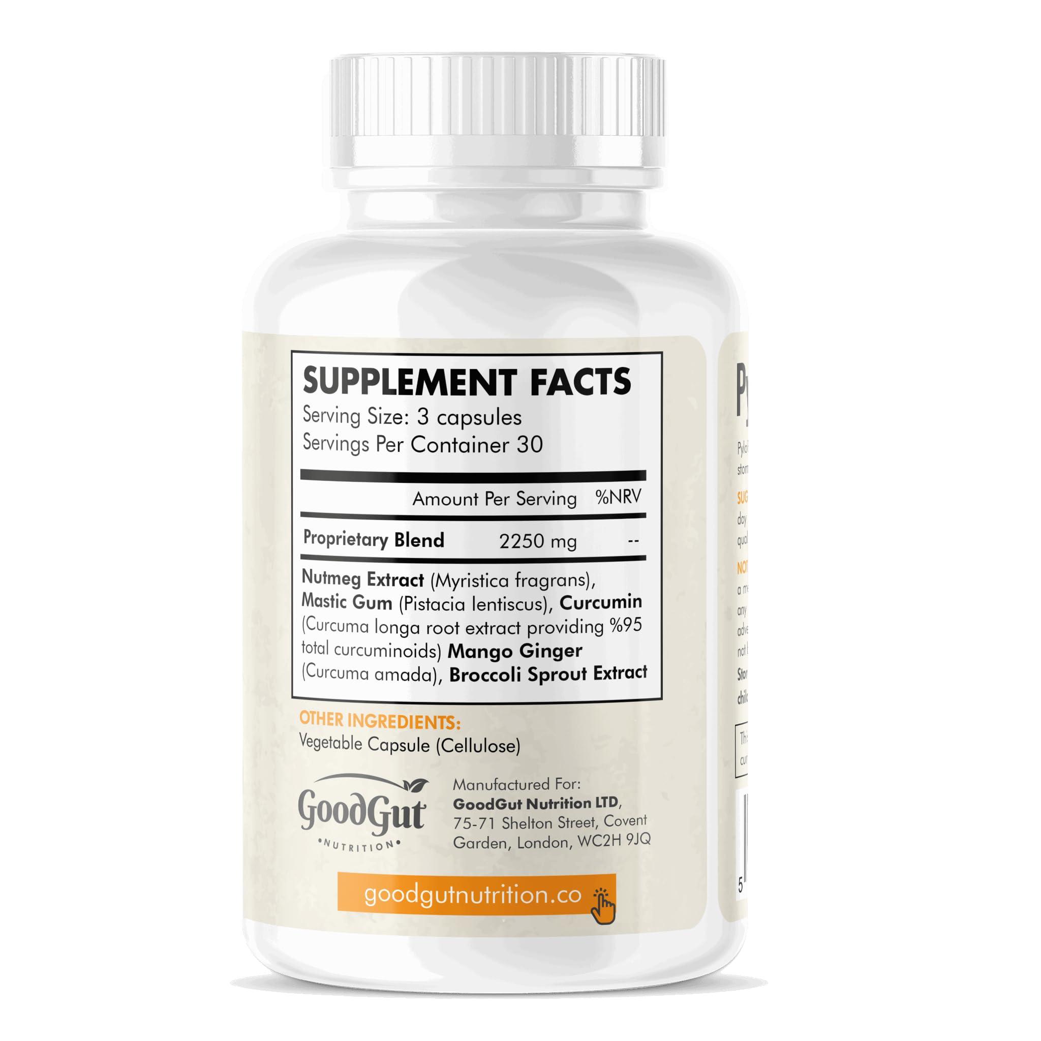 GoodGut Nutrition Pylopurge - Herbal Treatment for H Pylori (90 Capsules)