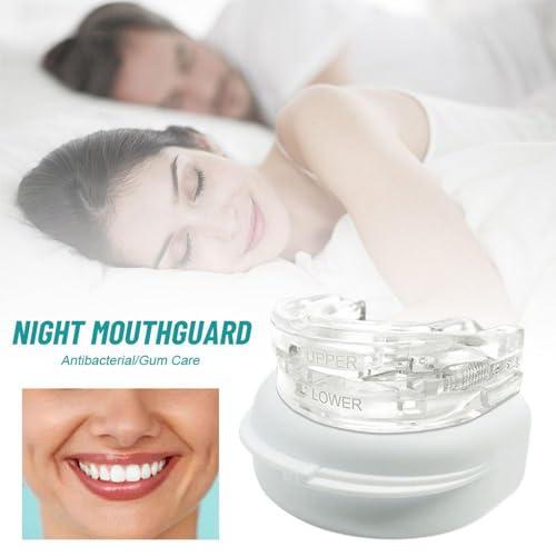 MJLOMJ Dream Hero Mouth Guard, Snore Stopper, DreamHero Anti-Snoring,Adjustable Anti Snoring Devices, Anti-Molar Silicone Braces Dental Tray, Mouthguard for Anti Snoring Devices for Men & Women (2)