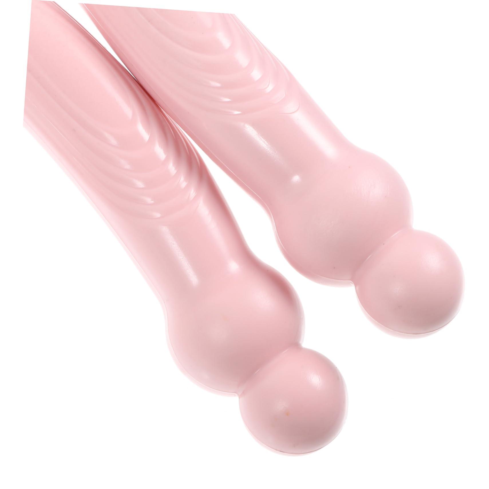 FRCOLOR FRCOLOR Muscle Soreness Gluing Full Body Massager Hand Massager Neck Massager Fleab Tool Kneading Massager Shoulder Massager Cervical Spine Scroll Wheel Small Artifact Pink