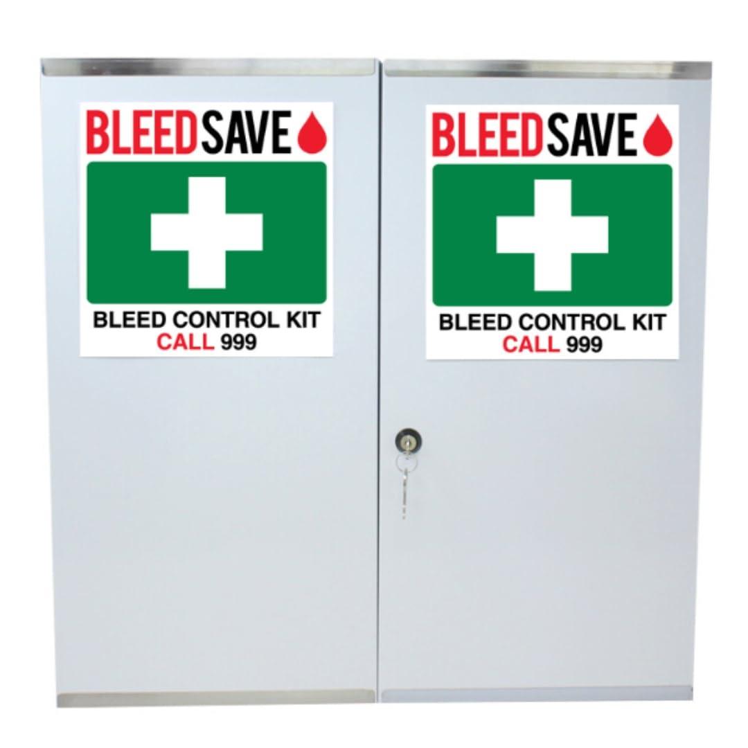 BLEEDSAVE BLEEDSAVE Bleed Control Cabinet with 8 x Enhanced Bleed Control Kits