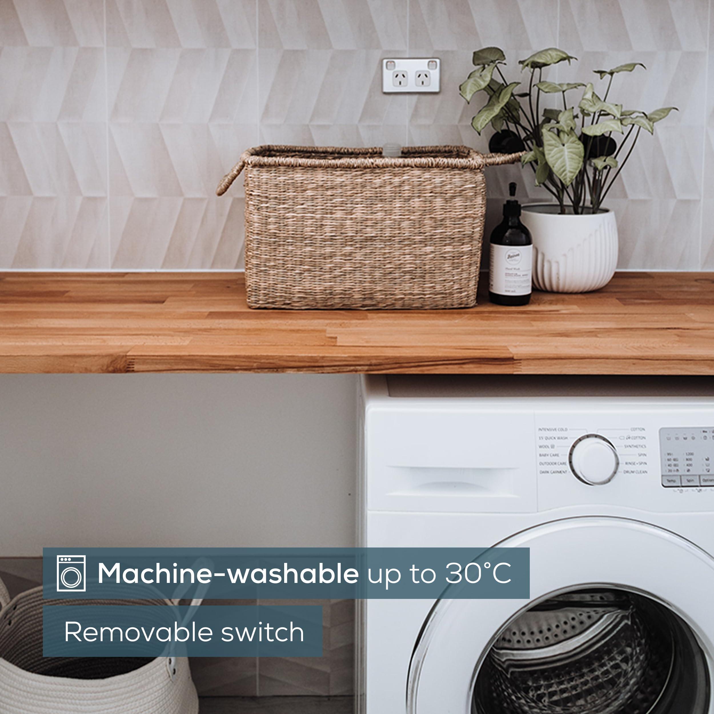 Beurer Beurer HD75 Electric Blanket with 6 Temperature Settings, Soft Heated Throw for Cosy Sofa Nights, Automatic Switch-Off & Safety System, Machine-Washable, Taupe, 180 x 130 cm, 100 watts