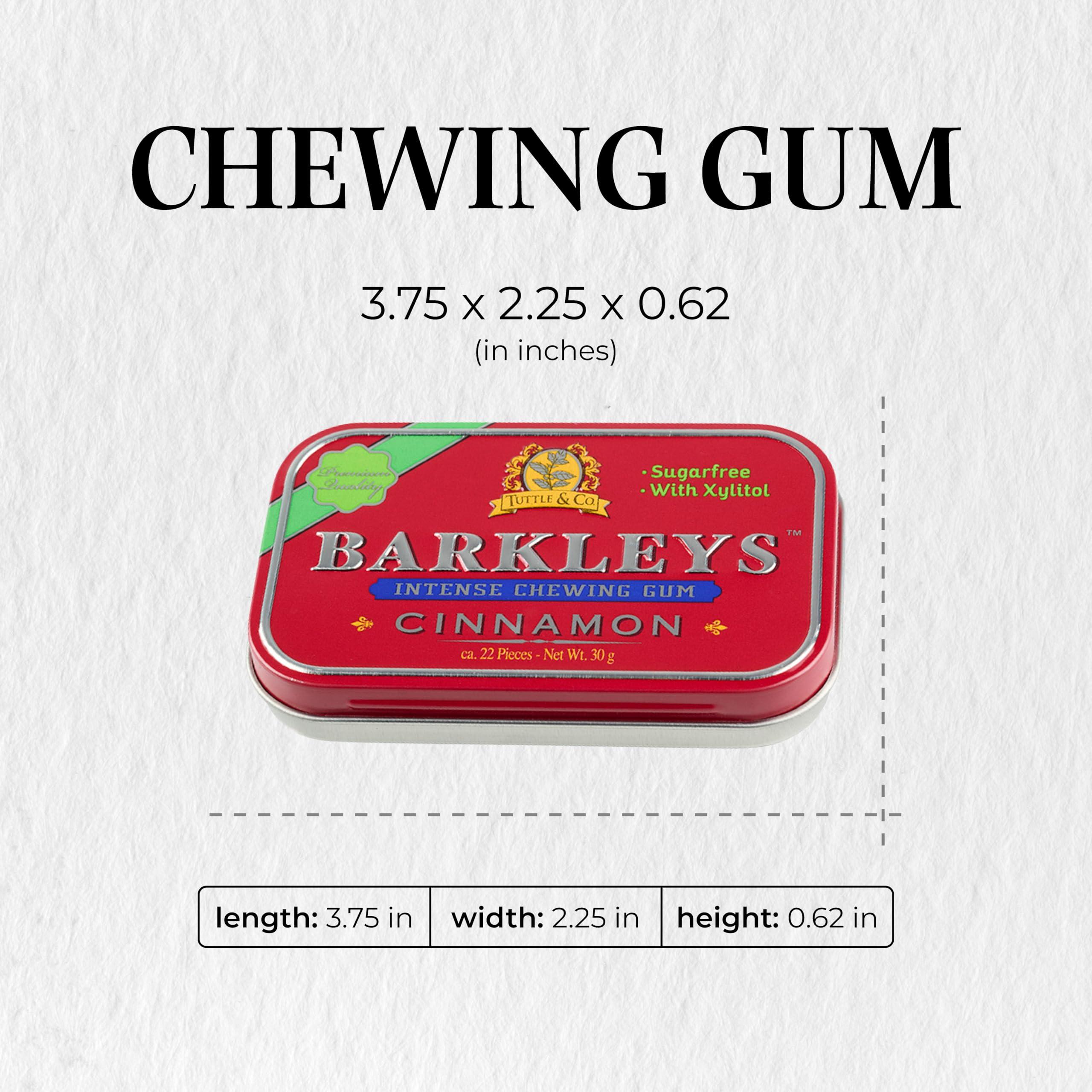 Barkleys Barkleys Sugar Free Chewing Gum with Cinnamon Gum 9 x 30 g