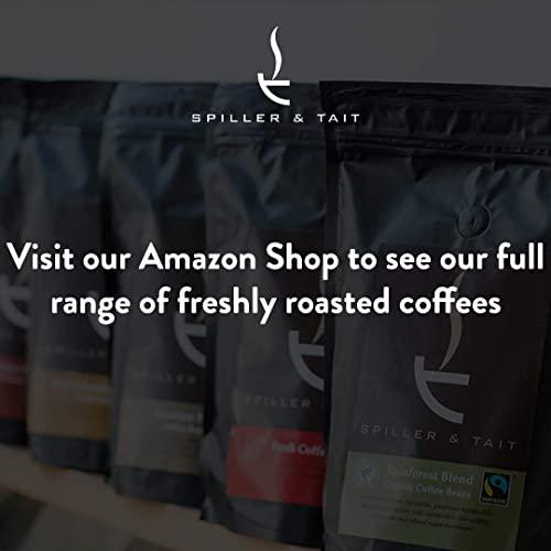 Spiller & Tait Spiller & Tait Tait's Gold, Gourmet Coffee Bean Blend 1kg Bag, Rich Arabica Beans Espresso Blend Medium/Dark Roast - Suitable for All Coffee Machines