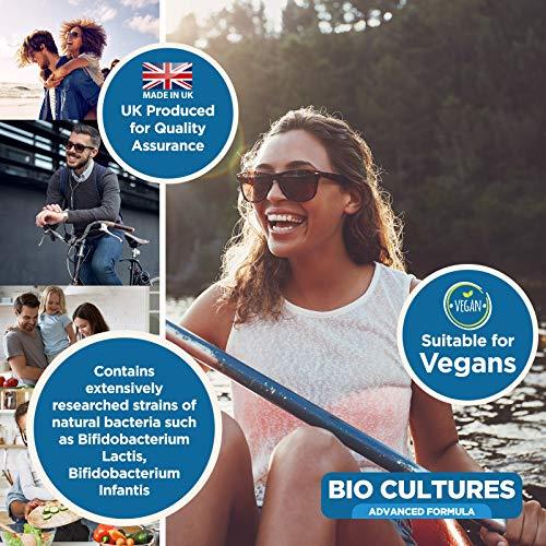 Natures Zest 60 Billion CFU Bio Cultures Probiotics with Prebiotics 30 Capsules Multi Strain Advanced Formula for Men and Women by Natures Zest
