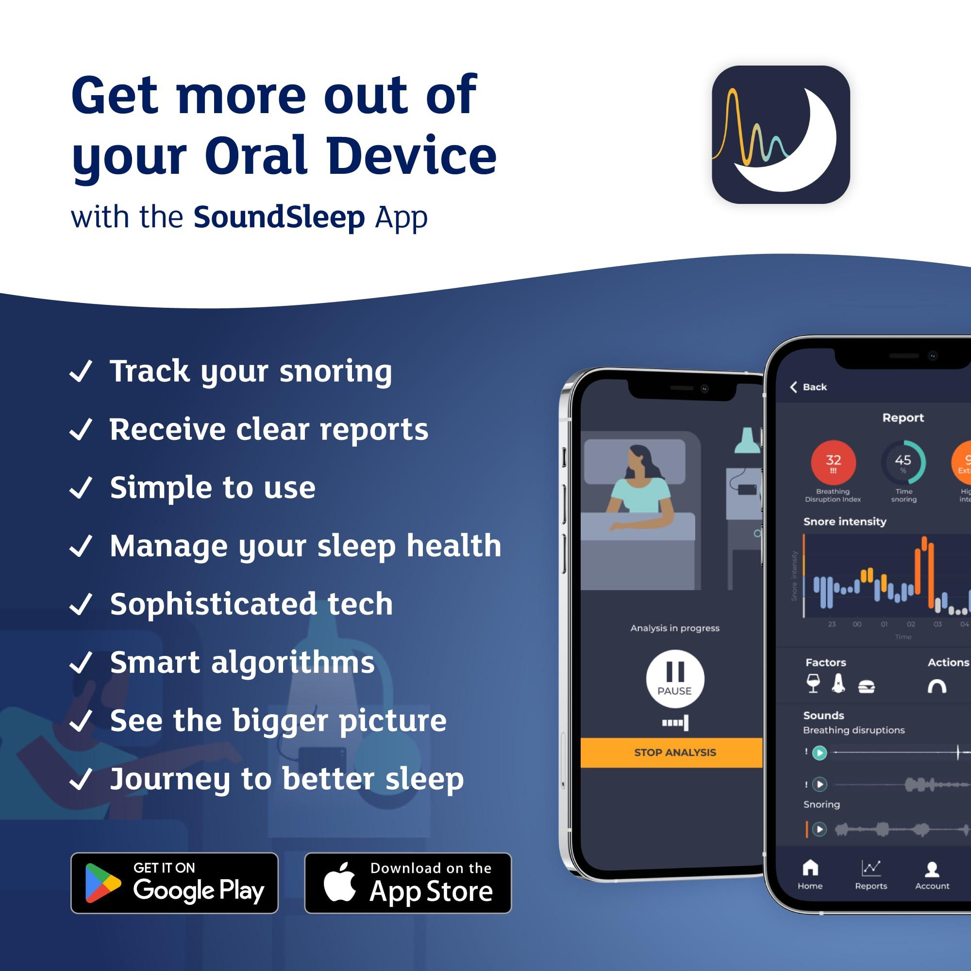 Snoreeze Snoreeze Anti Snoring Oral Device - Adjustable mouthguard, Snore Stopper Mouthpiece, Sleep aid to Reduce snoring & Sleep Apnoea for Men & Women