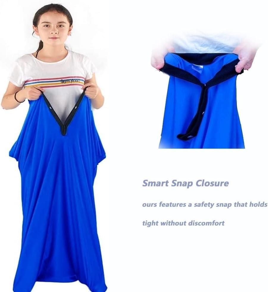 KHSANIG KHSANIG Dynamic Movement Sensory Sock Body Sock, For Autistic & Sensory Processing Disorders, Updated Version (Color : Grau, Size : M)