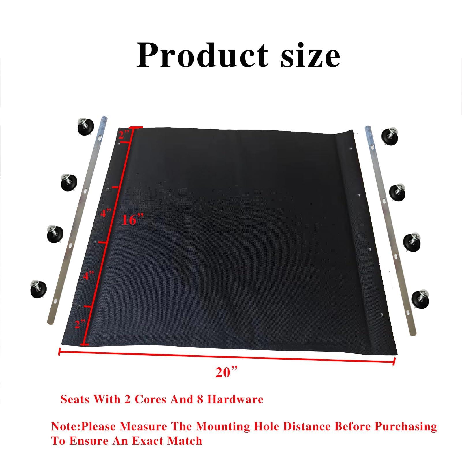 Migeek Migeek Wheelchair 20 inch Seat, Wheelchair Replacement Seat, Nylon Seat Upholstery, Wheelchair Replacement Part (20x16), Universal