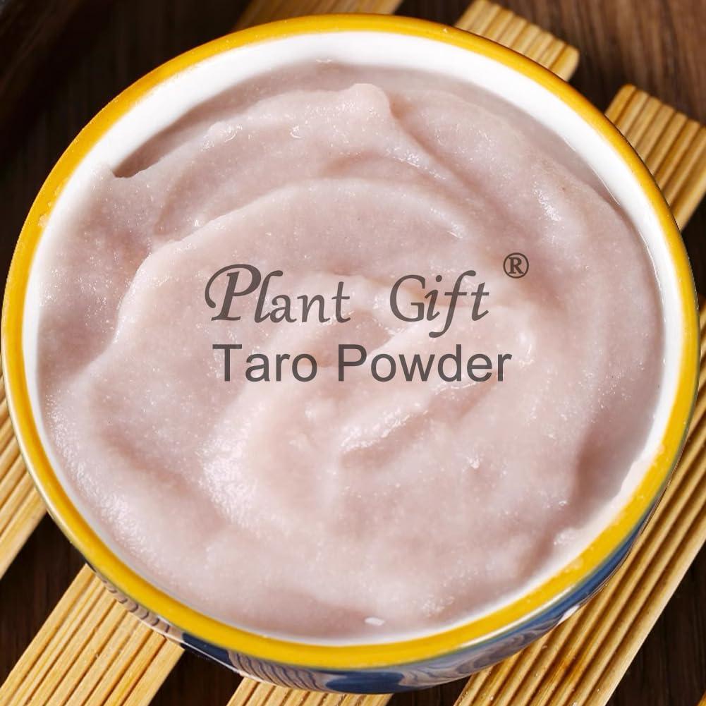 Plant Gift 100% Natural Pure Taro powder 100g/3.52oz Taro Dried Powder for Smoothies, Shakes, Baking & Drinks,| Free from Preservatives, No Added Sugar