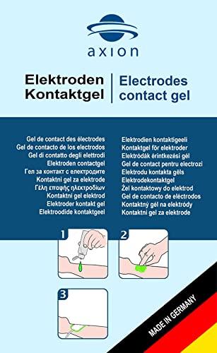 axion Axion Electrode Contact and Cleansing Gel - 250ml. Cleanses Skin and Improves The Transmission Capabilities of TENS EMS Stimulation. Quality and Safety Tested