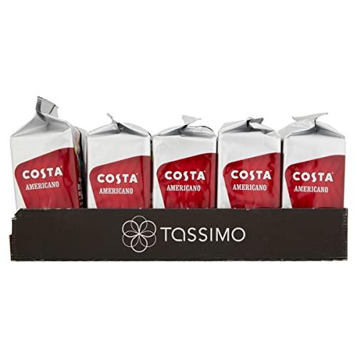 Tassimo Tassimo Costa Americano Coffee Pods x16 (Pack of 5, Total 80 Drinks)