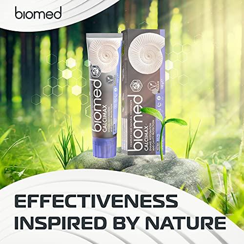 BIOMED Biomed Superwhite Natural Coconut Toothpaste, Tropical Flavour - 100 g (Pack of 3) & Calcimax Natural Toothpaste with Calcium for Enamel Restoration and Cavity Protection, Mint - 100 g (Pack of 1)