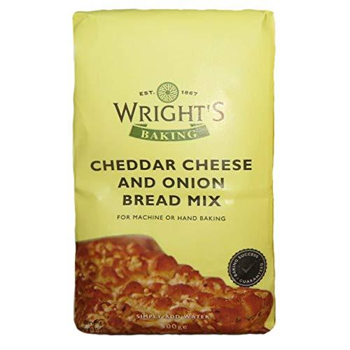 wrights baking Wright\'s Baking Cheddar Cheese & Onion Bread Mix 500g (Pack of 5)