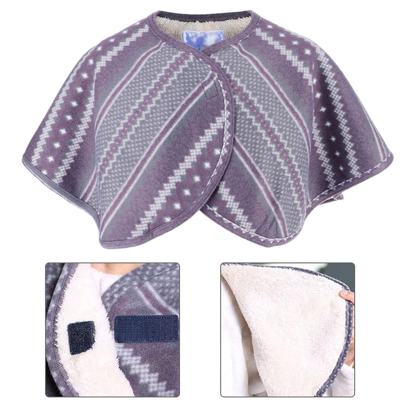SePkus Shoulder Warm Blanket, Thickened Wheelchair Care Shawl, Portable Wearable Blanket Wrap Shawl, Shawl Shoulder Warm Gift