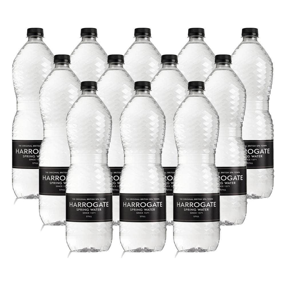 Saras Flavours of Asia Harrogate Still Spring Water | The Original British Water | Balanced Mineral Content | 500ml | Pack of 24