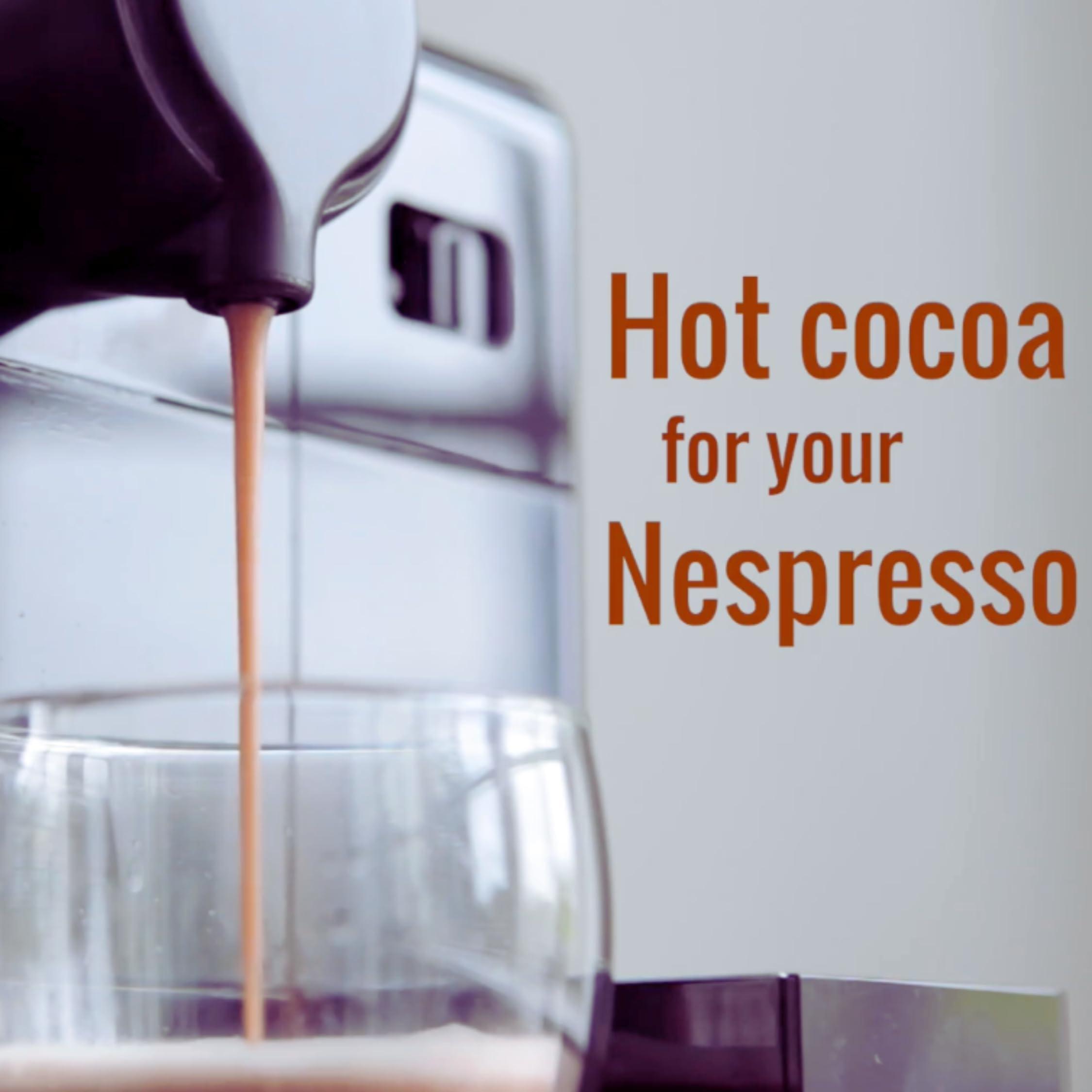 Real Coffee RICH & CREAMY Hot Chocolate Pods | Compatible with Nespresso | 40 Dark Chocolate Alu capsules | Perfect for a delicious Caf Mocha or the kids