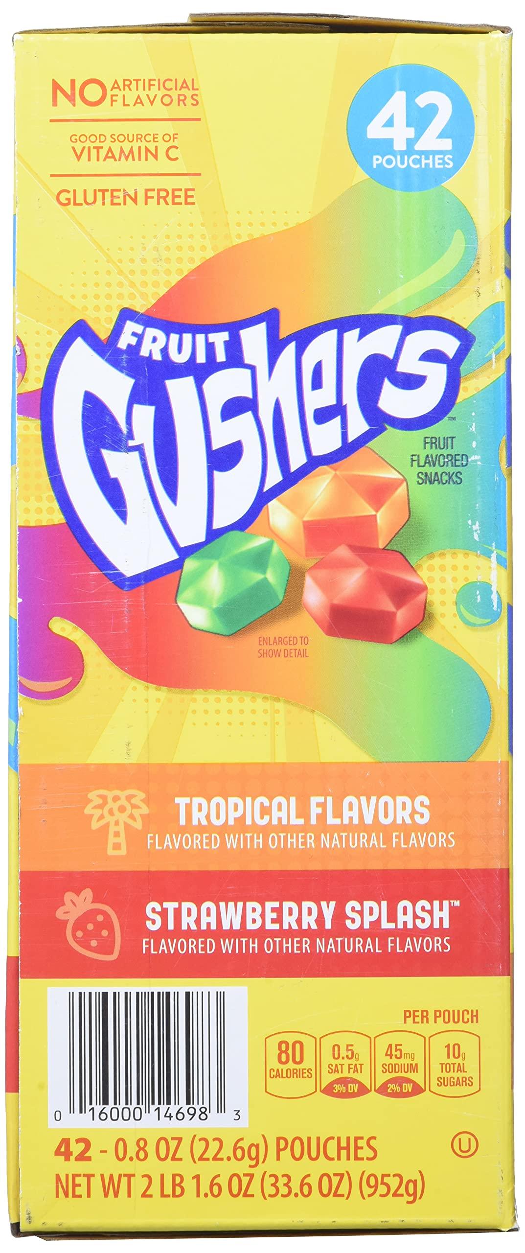 Gushers Betty Crocker Fruit Gushers Snacks, 42 Count, 952 g