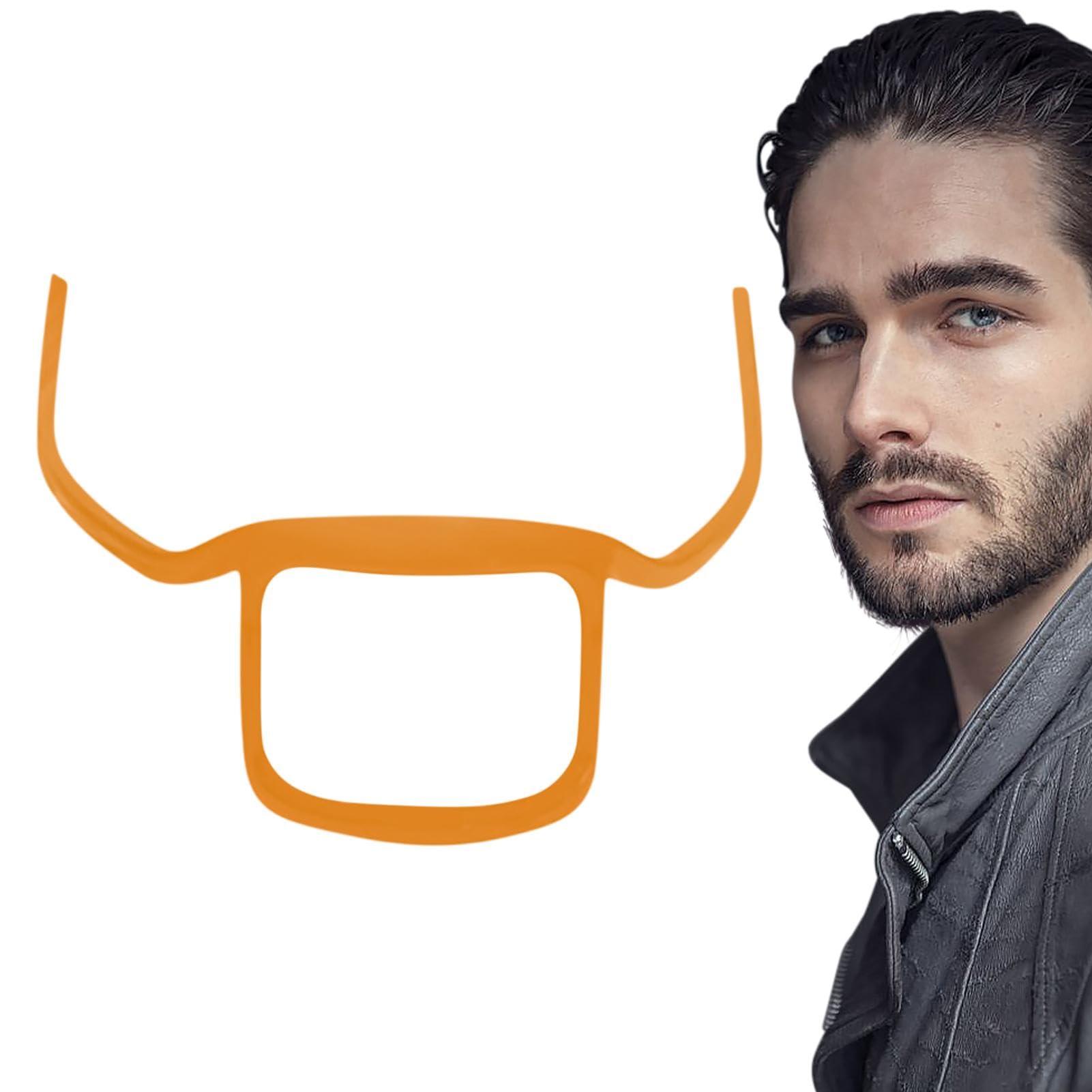 Generic Beard Trimmer Guide - Men\'s Beard Outline Stencil Shaper Trimmer - Multi-Beard Fit Beard Styling Tool for Goatee, French Beard, and Full Beard