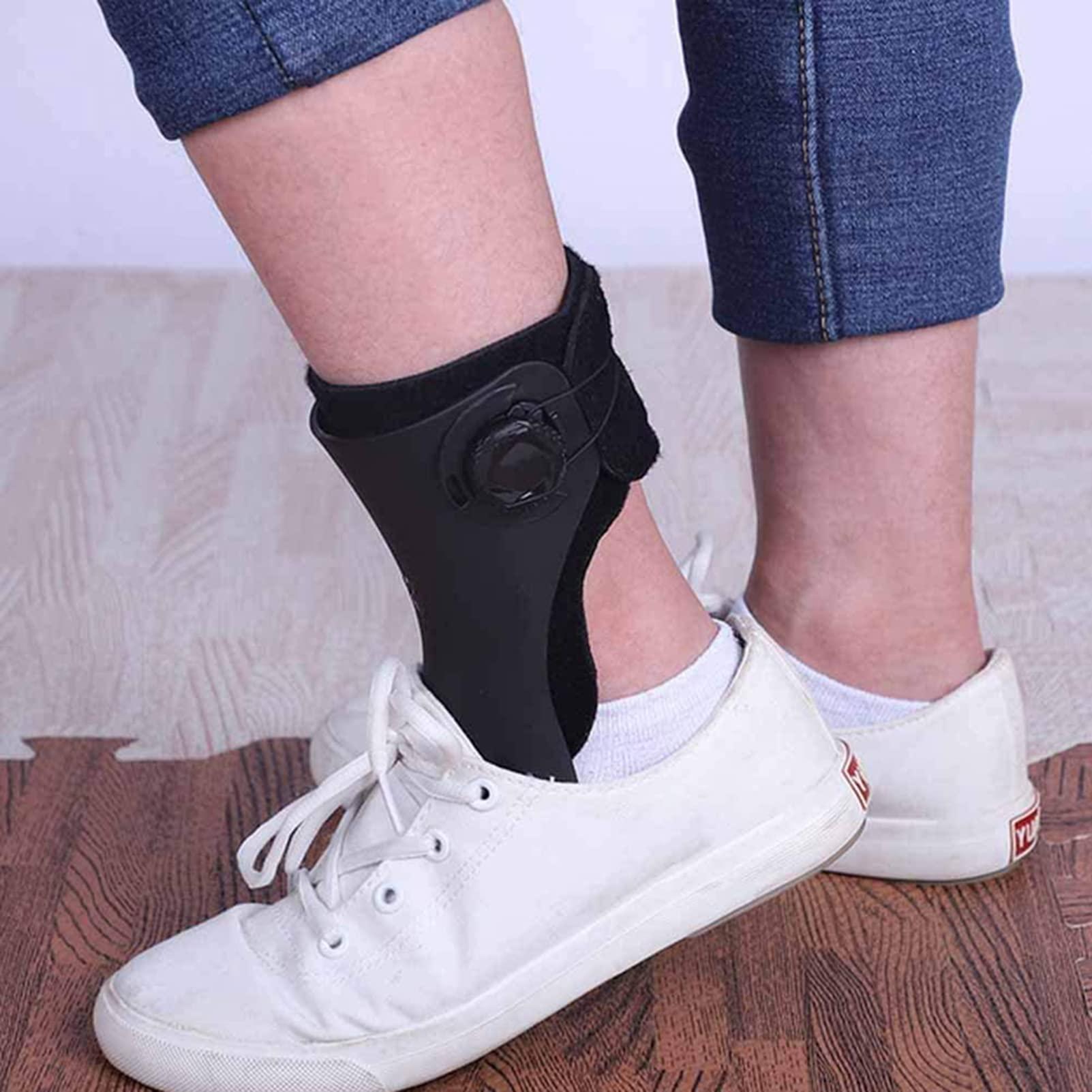 FreshCart Basics Foot Drop Orthosis, AFO Ankle Orthosis Splint Support, Adjustable Foot Drop Brace Corrector, for Improved Walking Gait, Pain Relief,for Hemipleia Stroke Shoes Walking