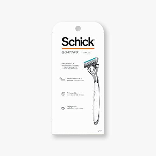 SCHICK Schick Quattro Titanium Razor for Men Value Pack by Schick