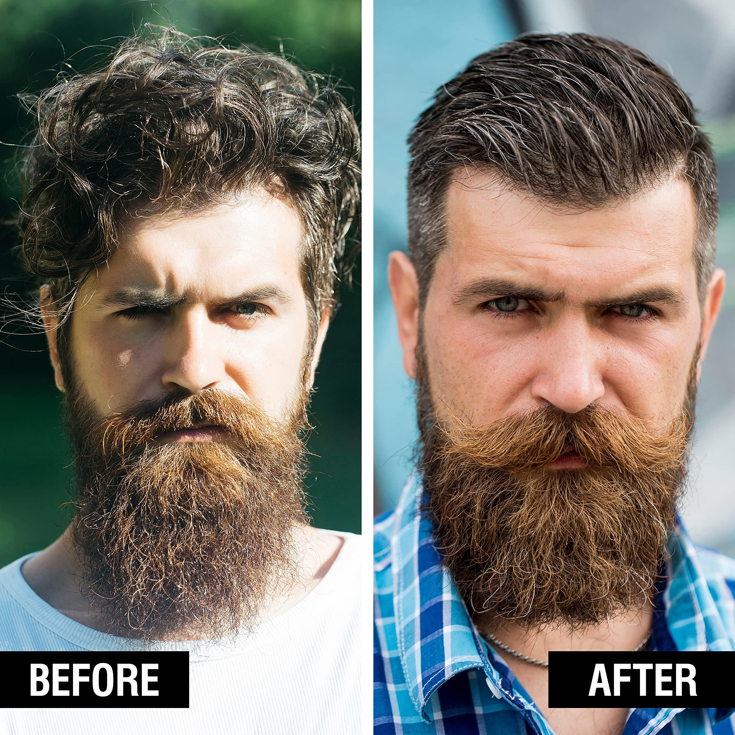 Beard Club Beard Club Unscented Beard Oil Bottle 100ml - Beard Oil for Men - Beard Growth Oil - Beard Moisturiser for Men - Beard Conditioner for Men - Beard Softener for Men - Beard Care