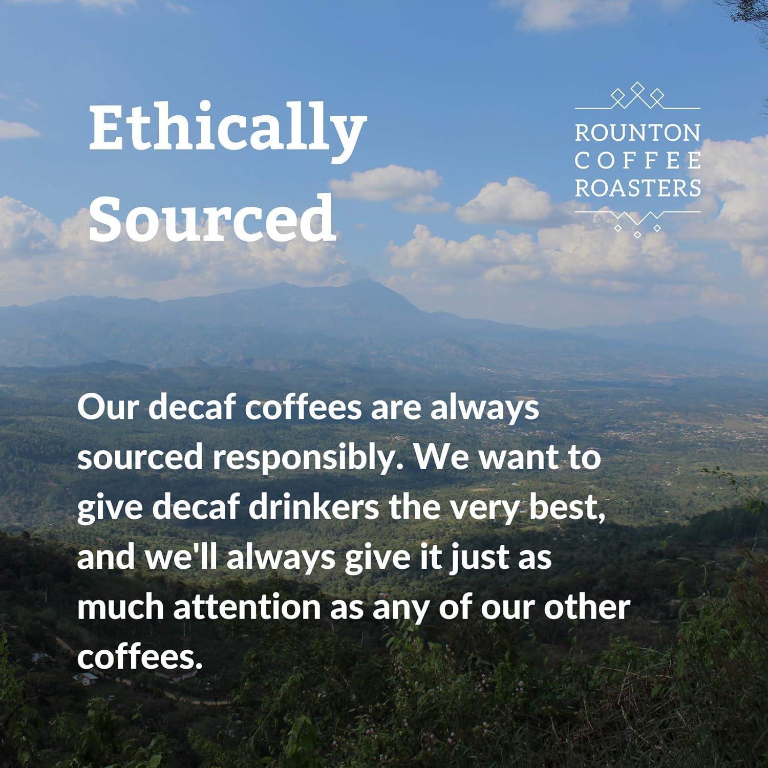 Rounton Coffee Rounton Coffee Roasters | 500g Decaffeinated Green Unroasted Coffee Beans | Sparkling Water Process Decaf Beans | Sourced by Rounton Coffee Roasters | Raw Unroasted Coffee Beans for home Roasting