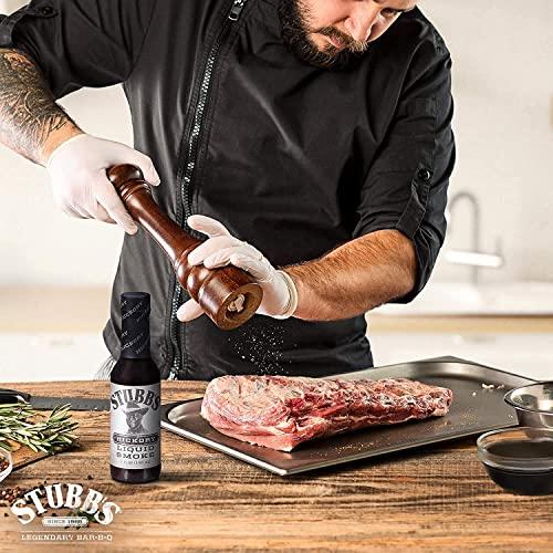 Stubbs Stubbs Hickory Liquid Smoke - Gluten-Free, Non-GMO Flavour Seasoning - Suitable for Vegans and Vegetarians, 148ml (Pack of 3)