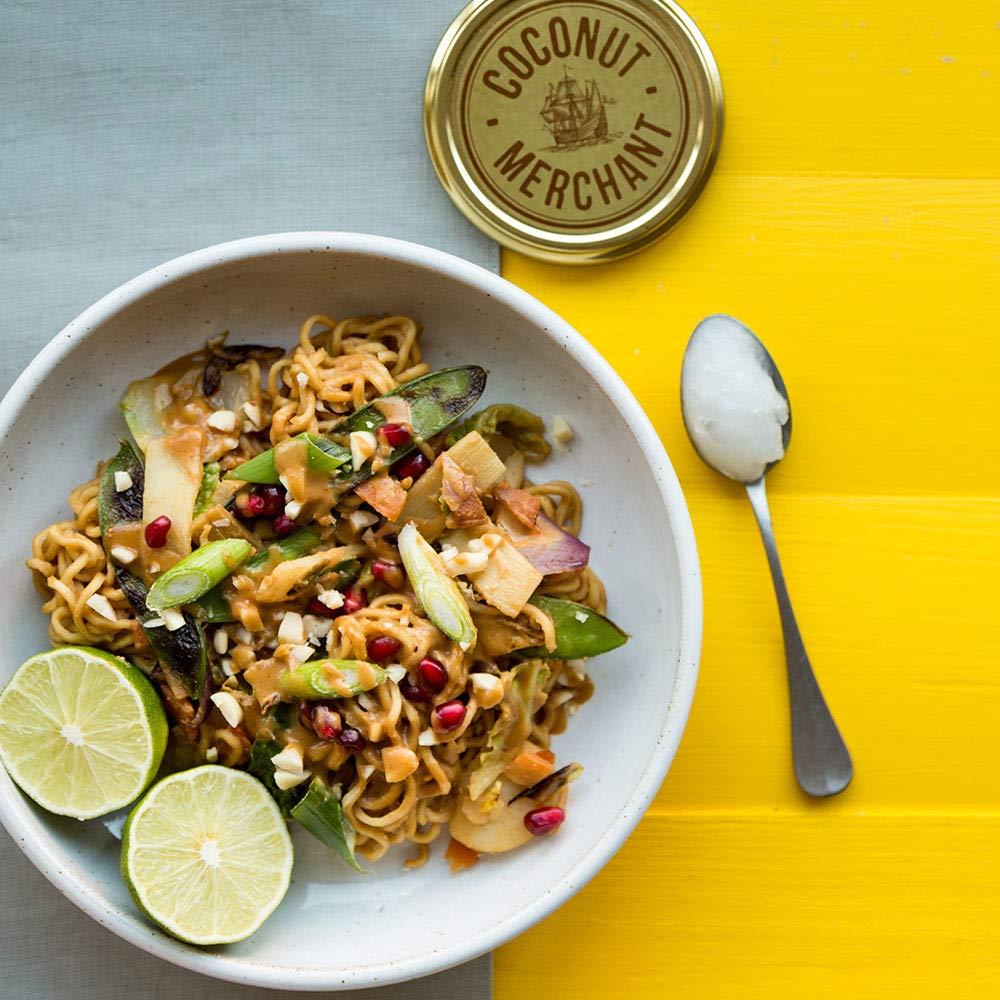 Coconut Merchant Coconut Merchant Organic Coconut Oil 300mL | Extra Virgin, Raw, Cold Pressed, Unrefined | Ethically Sourced, Vegan, Ketogenic and 100% Natural | For Hair, Skin & Cooking