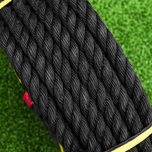 Net World Sports TITAN Poly Rope | Ultra Heavy Duty Polypropylene Outdoor Rope Increased Strength Cord | 4mm, 6mm, 8mm, 10mm, 12mm, 14mm, 16mm, 18mm, 20mm, 25mm Premium Grade (14mm Blue 50m Coil)