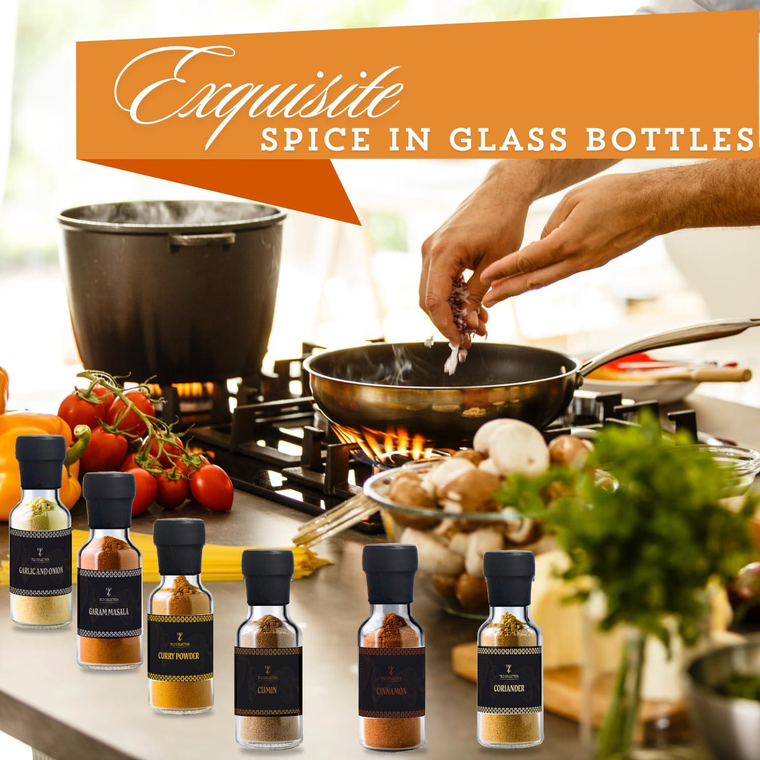 TILZ COLLECTION Spice Gift Set -24 Gourmet Spices For Cooking, Grilling, Rubs, Mixed Spice, Herbs, Spices & Seasonings, All Purpose Seasoning, Cooking Gifts For Men, Women, Birthday, Christmas, Housewarming Gifts