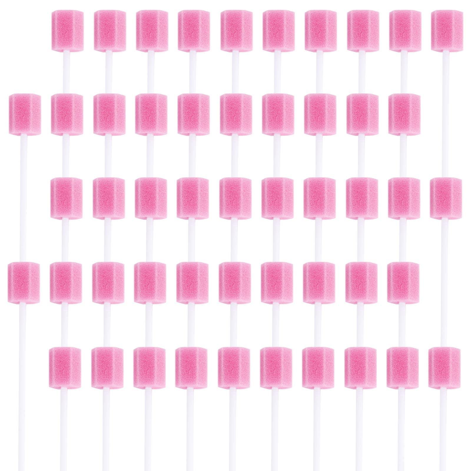 AWAVM AWAVM Oral Swabs Pack of 50 Sponge Swabs Mouth Cleaning Sponge Swab Dental Stick for Teeth Cleaning, Foam Swab Sticks for Oral Care, Medical Tools Sponge for Oral Hygiene Procedures